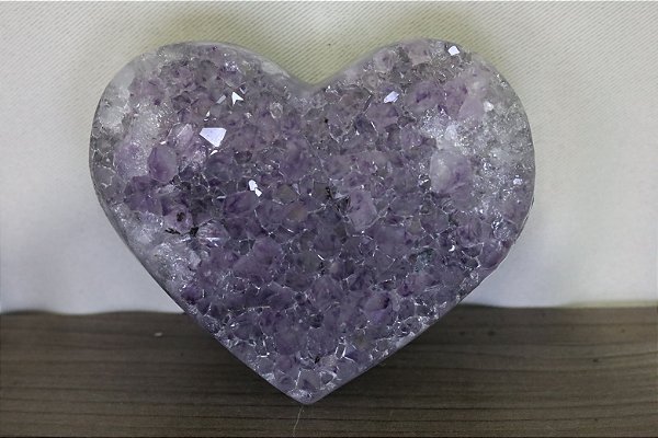 Coração Ametista 640gr Lar 10cm