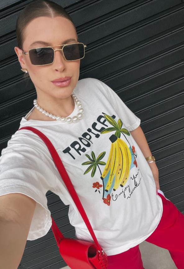 T-Shirt Tropical Off