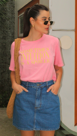 T-SHIRT PREMIUM INTUITION ROSA