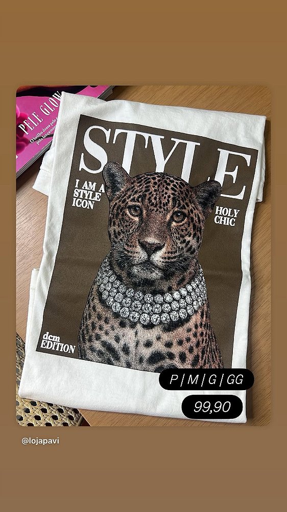 T-SHIRT PREMIUM OFF ONÇA