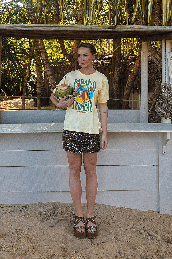 SAIA JADE PAETÊ MARROM