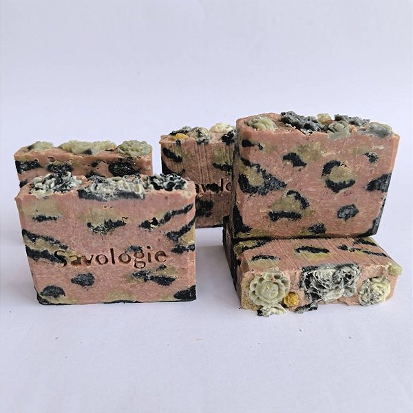 Sabonete  Artesanal - Animal print Oncinha - Unidade