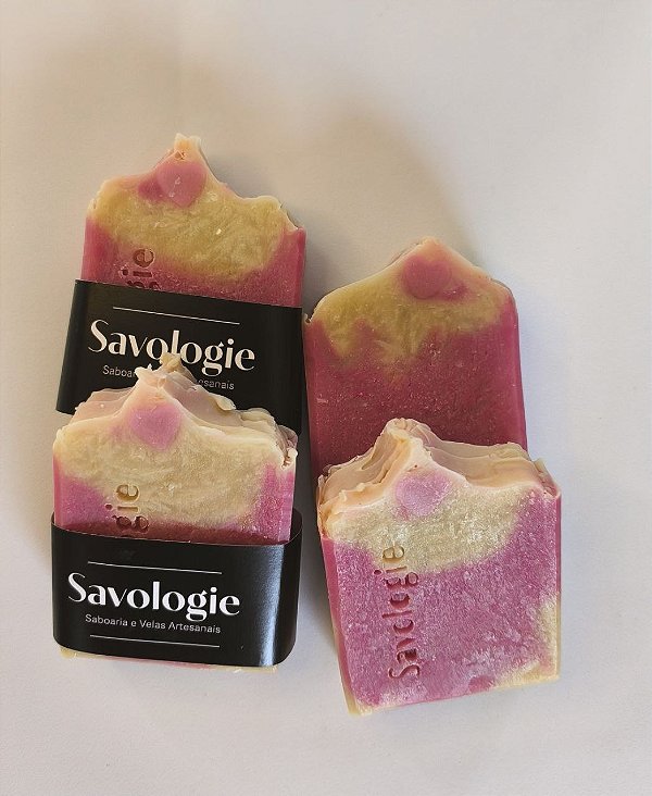 Sabonete  Artesanal - Argila Rosa