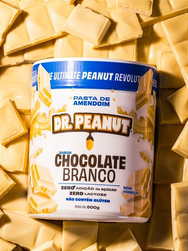 Dr. Peanut  Chocolate Branco - 600g