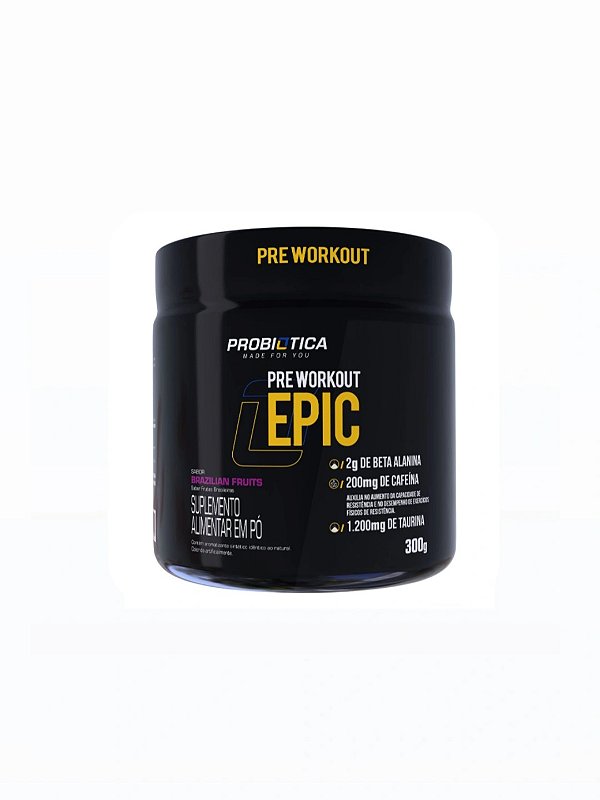 Pré Treino Epic 300g - Probiótica
