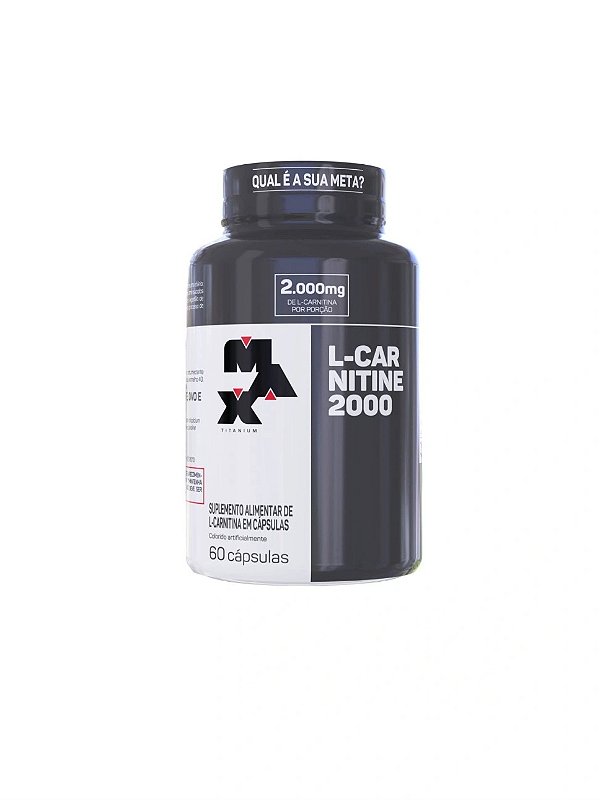 L-carnitina 60 cápsulas Max Titanium