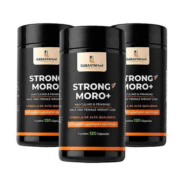 Kit 3 Unidades Strong Moro + (3 Meses)