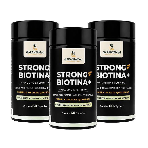 Kit 3 Unidades Strong Biotina + (3 Meses)