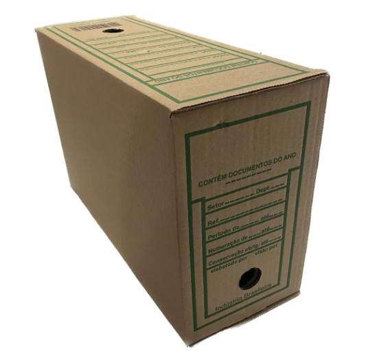 Arquivo Morto Papelão 35 cm x 13,3 cm x 24,7 cm 240 g - São Carlos
