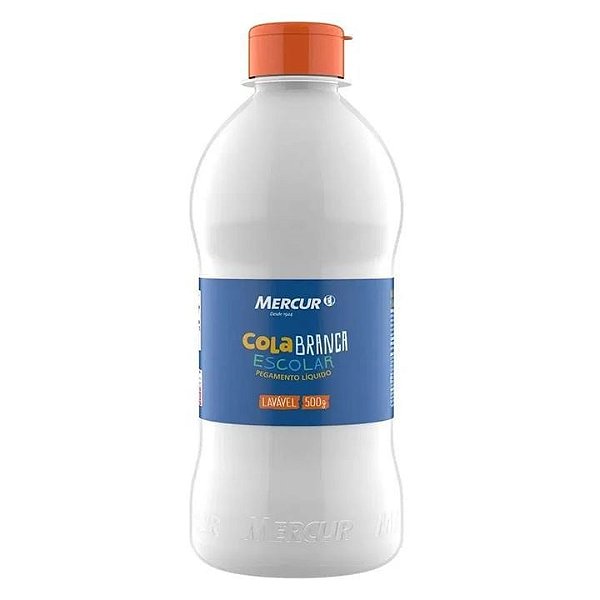 Cola Escolar 500 g Lavável Branca