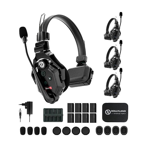 Hollyland Solidcom C1-4S Full Duplex Sistema Intercom Sem Fio