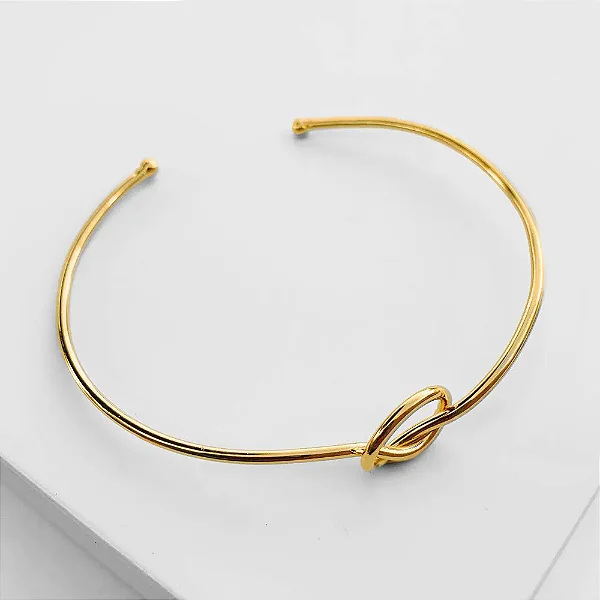 Bracelete Nozinho Folheado em Ouro 18k