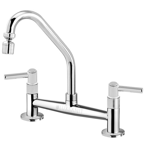 Misturador de Cozinha Mesa Bica Móvel 1/4 de volta C/ Articulador C11