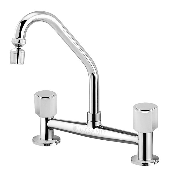 Misturador de Cozinha Mesa Bica Móvel 1/4 de volta C/ Articulador C40