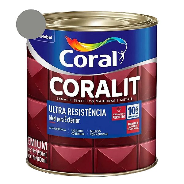 Esmalte Coral Coralit Ultra Alumínio Brilho 0,9L