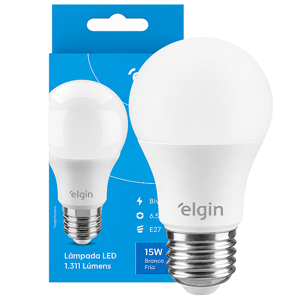 Lâmpada Bulbo Led 12 Watts 6500k Luz Branca Bivolt