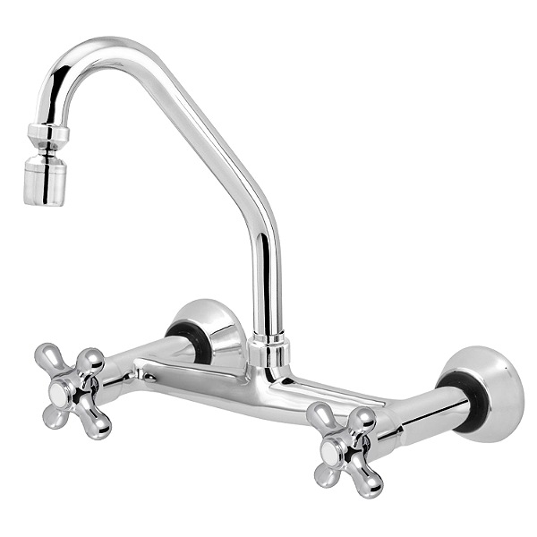 Misturador de Parede Cozinha Bica Móvel 1/4v C52 Luxsanit