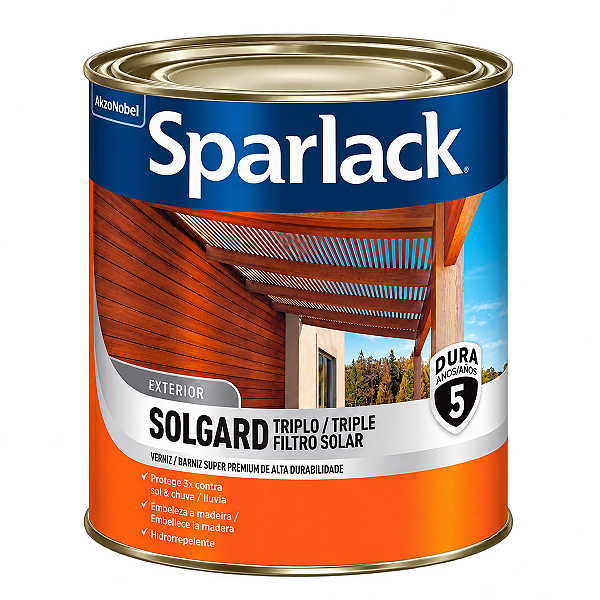 Sparlack Verniz Premium Mogno Avermelhado Solgard 900ml