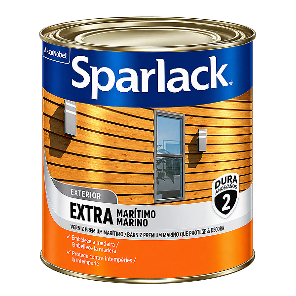 Sparlack Verniz Marítimo Premium Incolor Brilhante 900ml