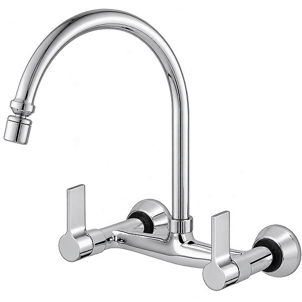 Misturador Cozinha C/ Articul. Parede Bica Super 1/4v C77