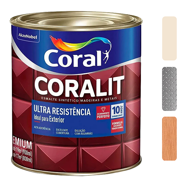 Esmalte Coral Coralit Ultra Areia Brilhante 900 ml