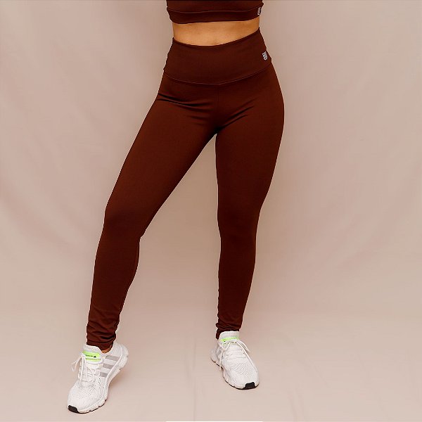Legging Confort Treino Corrida - Coffee