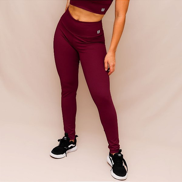 Legging Confort Treino Corrida - Roxo Profundo