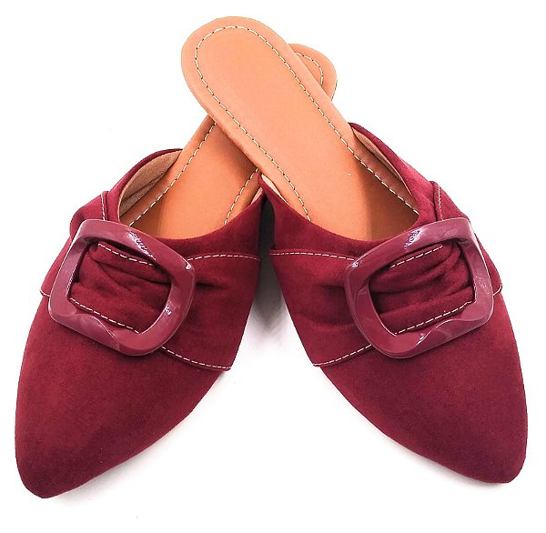 Mule de Tecido Marsala