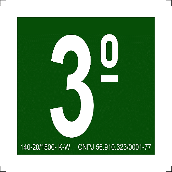 Placa de rota de fuga 3 andar S17- Dúvidas Chamar no WhasApp