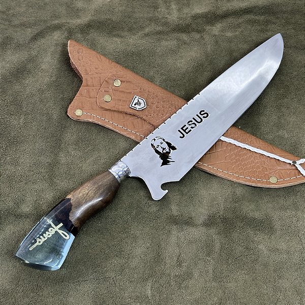 Picanheira Jesus 10" - Inox 420c - Cabo Exclusivo