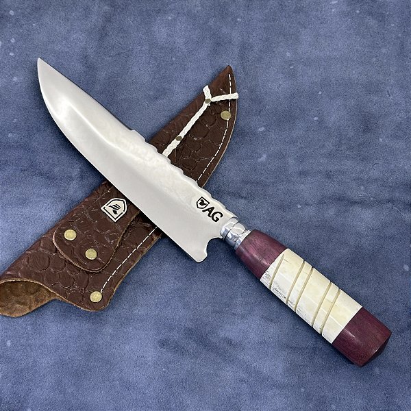 Faca Churrasco 8" - Inox 420c - Cabo Tradicional