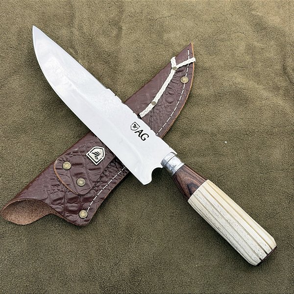 Faca Churrasco 8" - Inox 420c - Cabo Tradicional