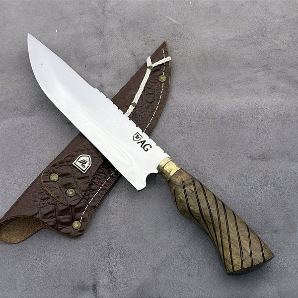 Faca Churrasco 8" - Inox 420c - Cabo Tradicional