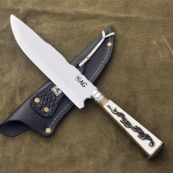 Faca Churrasco 8" - Inox 420c - Cabo Exclusivo