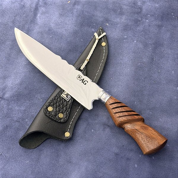 Faca Churrasco 8" - Inox 420c - Cabo Tradicional