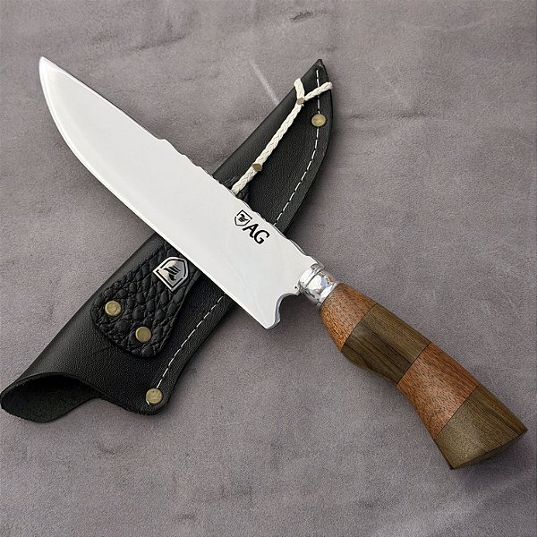 Faca Churrasco 8" - Inox 420c - Cabo Tradicional