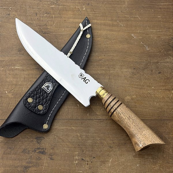 Faca Churrasco 8" - Inox 420c - Cabo Tradicional