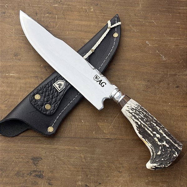 Faca Churrasco 8" - Inox 420c - Cabo Exclusivo