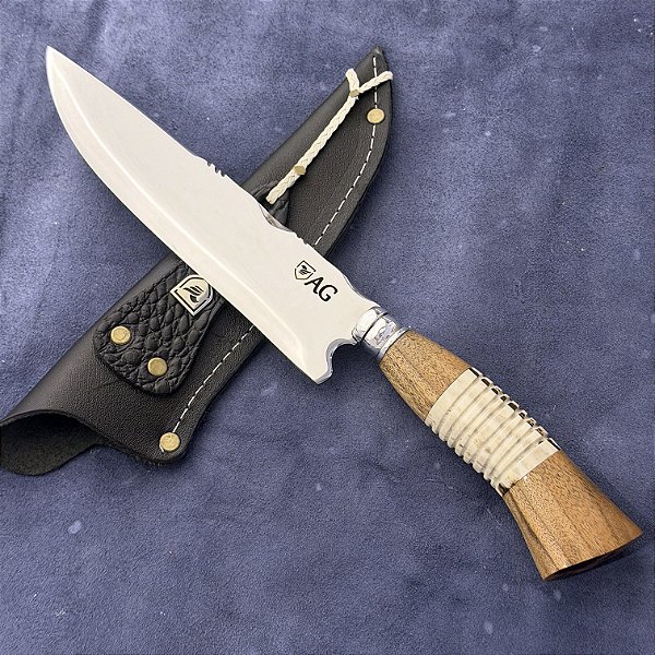 Faca Churrasco 8" - Inox 420c - Cabo Tradicional