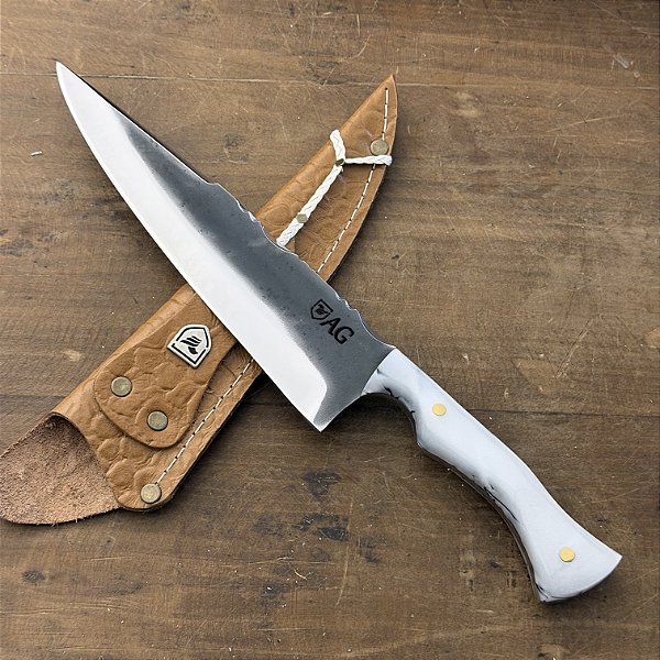 Faca Chef 8" - Inox 420c - Cabo Tradicional