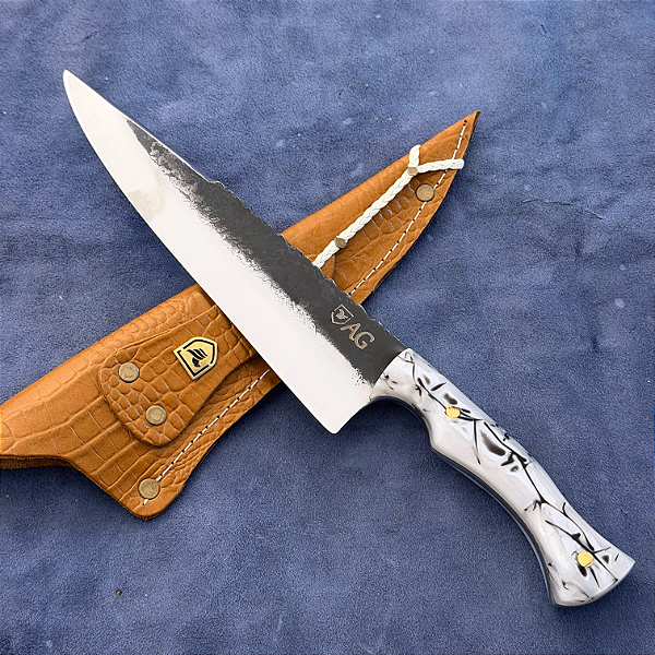 Faca Chef 8" - Inox 420c - Cabo Tradicional