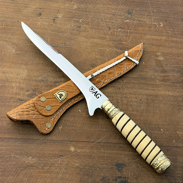 Faca Fileteira 8" - Inox 420c - Cabo Premium