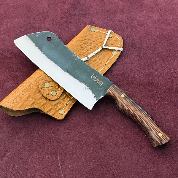 Cutelo 6" - Carbono 1075 - Cabo Tradicional