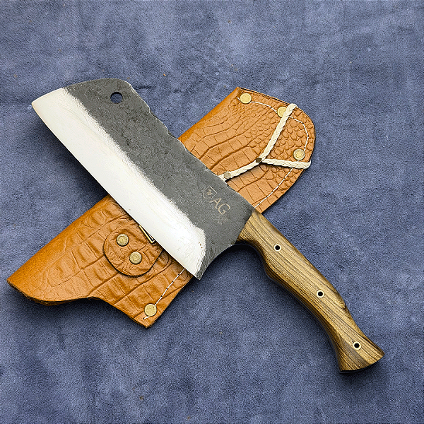 Cutelo 6" - Carbono 1070 - Cabo Tradicional