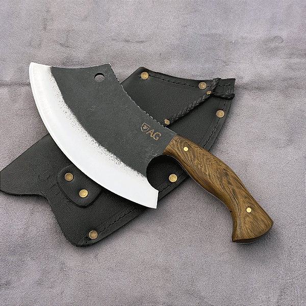 Cutelo 8" - Carbono 1075 - Cabo Tradicional