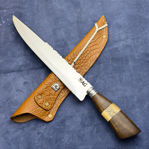 Faca Churrasco 10" - Inox 420c - Cabo Tradicional