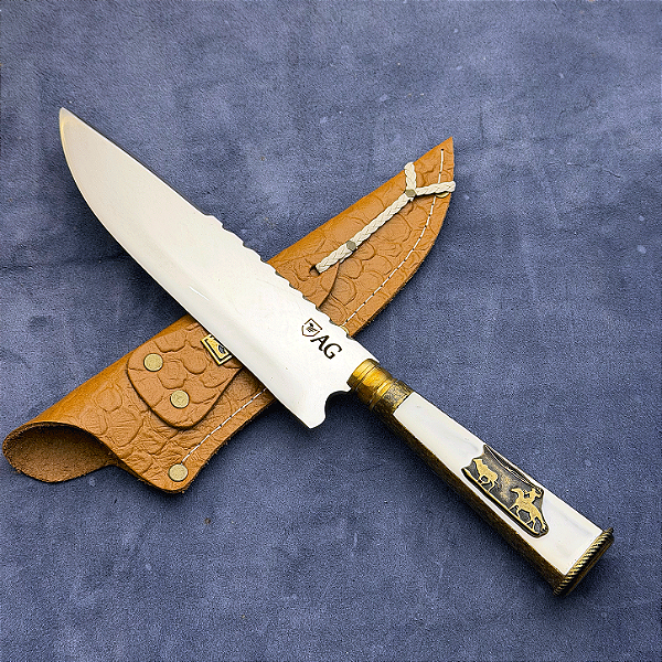 Faca Churrasco 8" - Inox 420c - Cabo Exclusivo