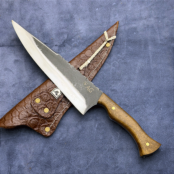 Faca Chef 8" - Carbono 1070 - Cabo Tradicional