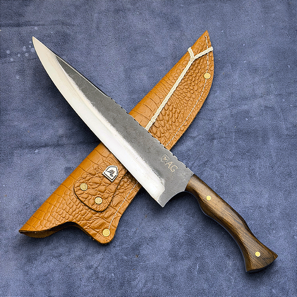 Faca Chef 10" - Carbono 1075 - Cabo Tradicional