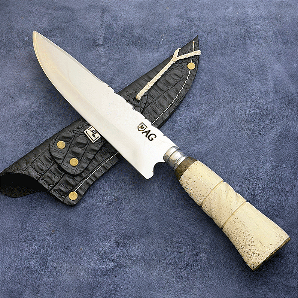 Faca Churrasco 8" - Inox 420c - Cabo Tradicional